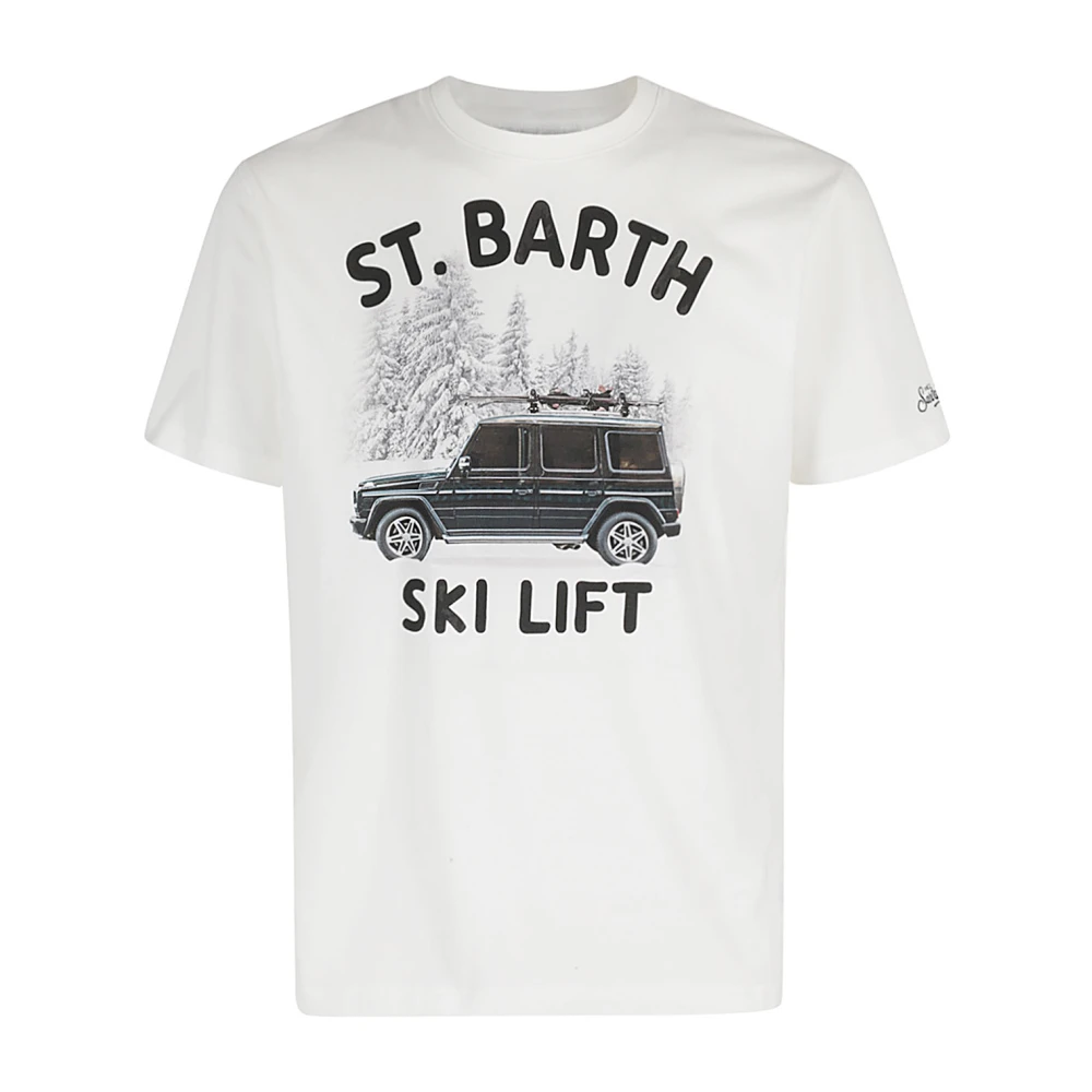 MC2 Saint Barth Klassiek St Barth T-shirt White Heren