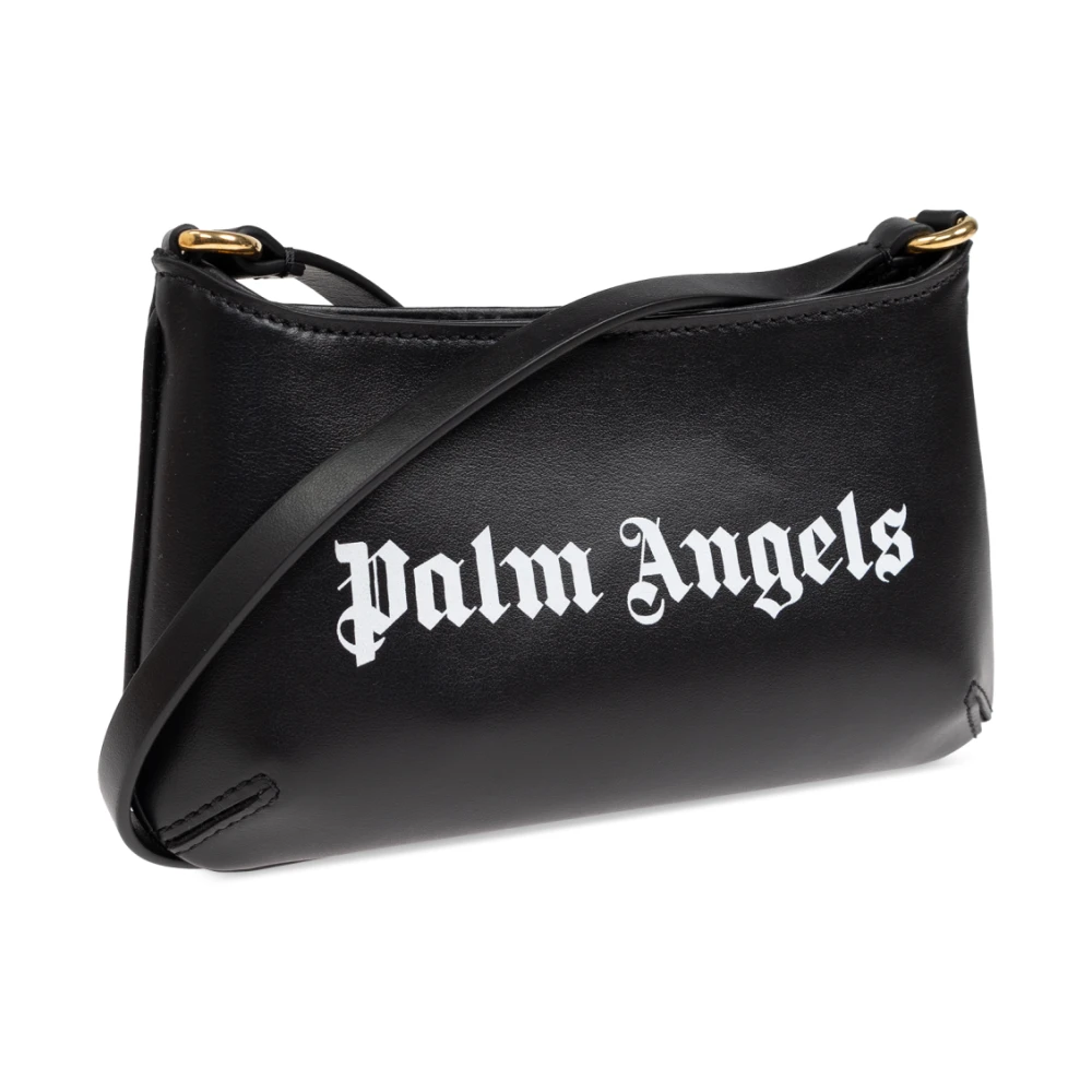 Palm Angels Schoudertas met logo Black Dames