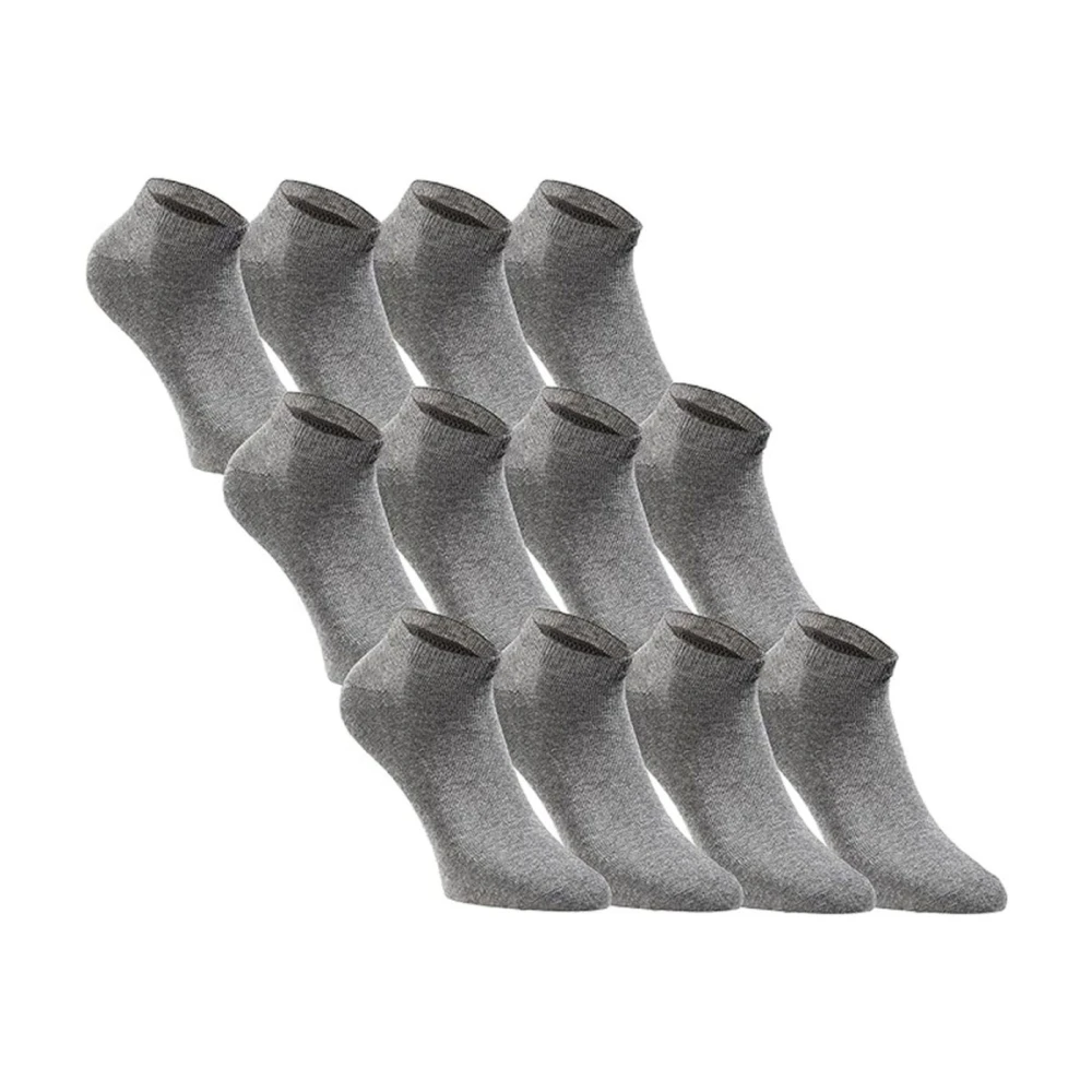 jack & jones 12 Lage Sokken Grijs Gray Heren