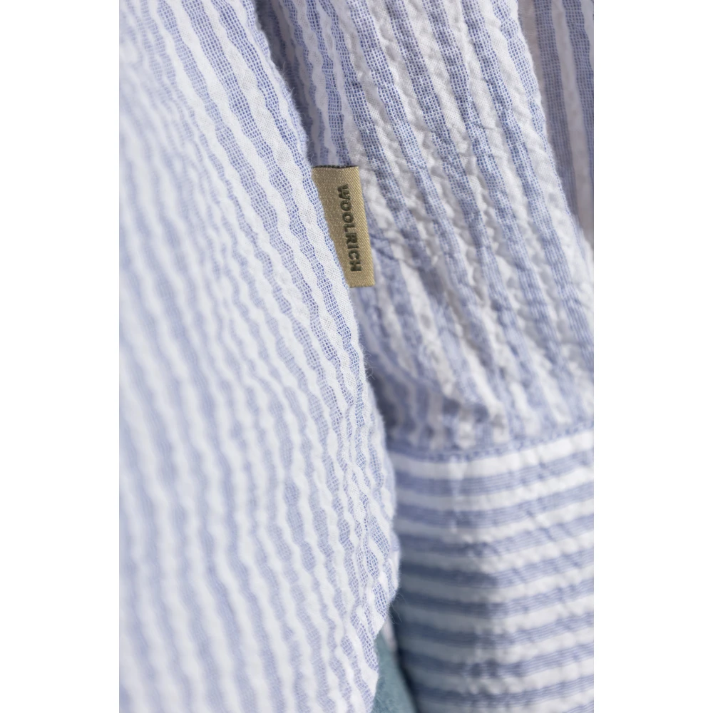 Woolrich Ruimvallend overhemd Blue Dames