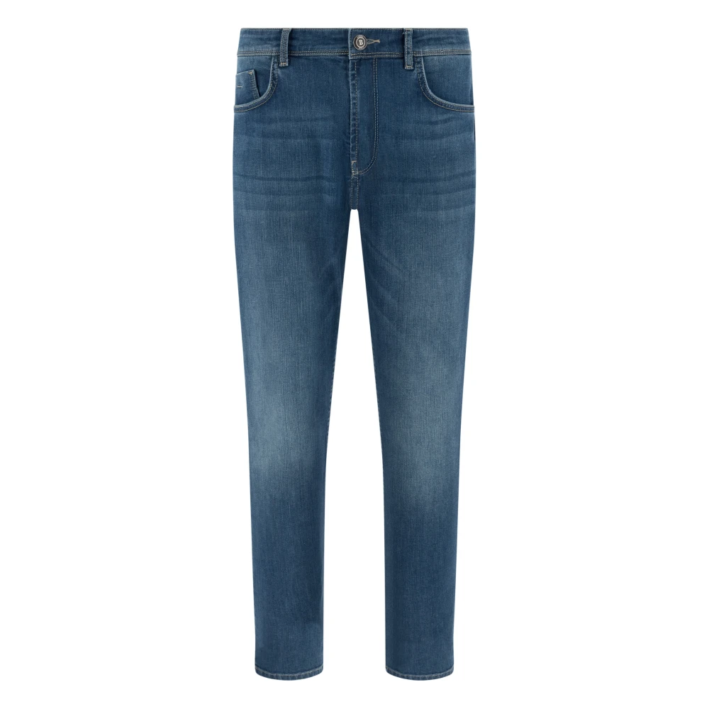 Boggi Milano Herren Blau Claude Stretch Denim Jeans