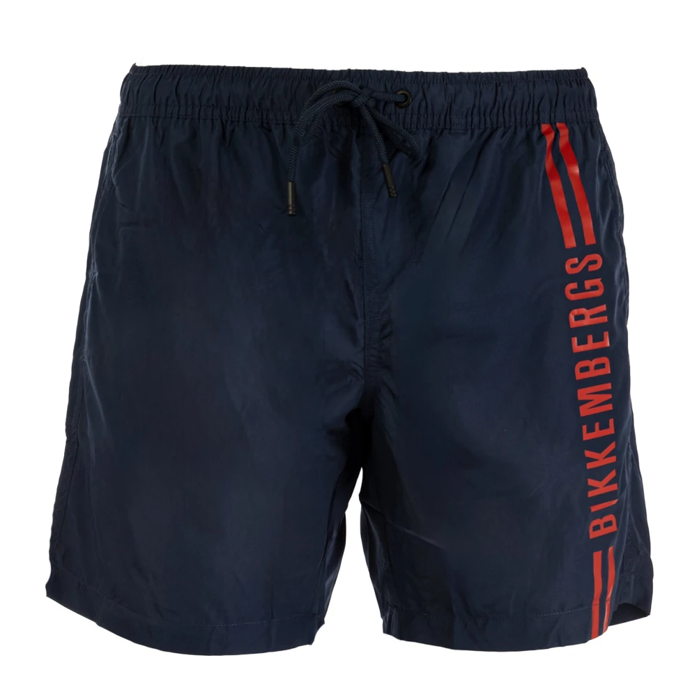 Bikkembergs Heren Navy Blue Boxer Zwemkleding Blue Heren