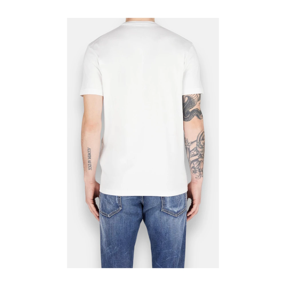 Dsquared2 Losse Pasvorm Tee Wit T-shirt White Heren