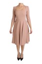 robe-rose-en-viscose-a-ligne-a