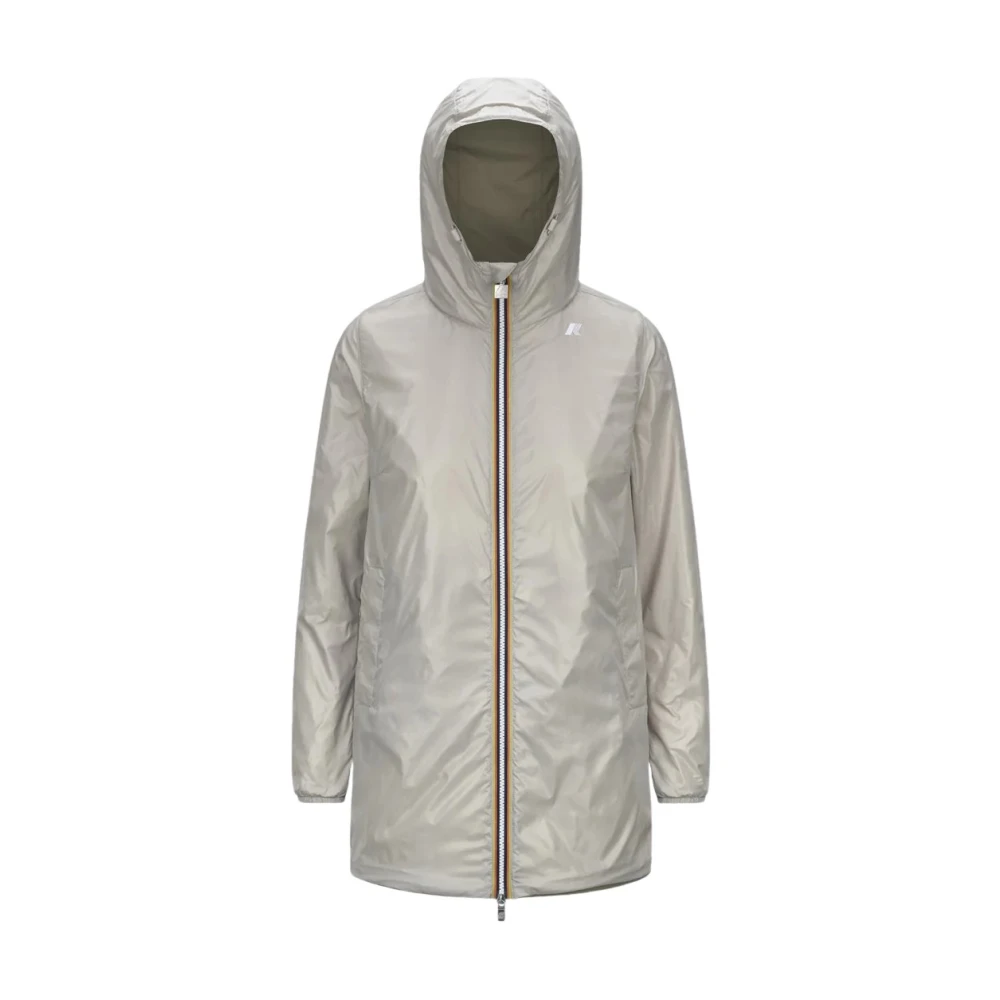 K-Way Donna Beige Giacche, S, New,