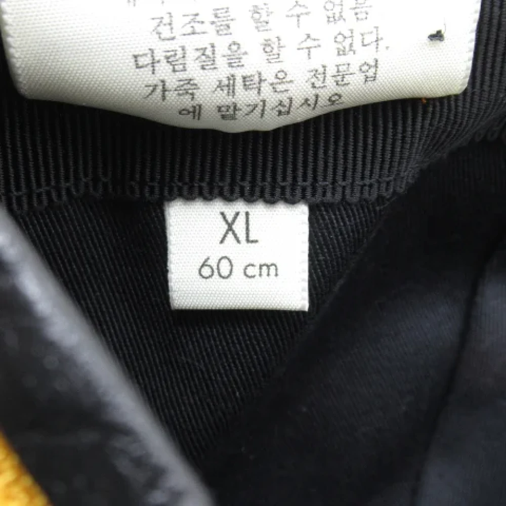 Gucci Vintage Pre-owned Canvas hats Yellow Dames