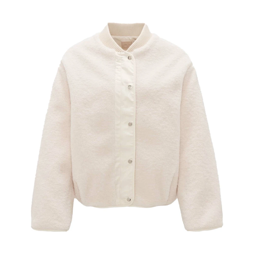 Opus Stijlvolle Jas van Helda Beige Dames