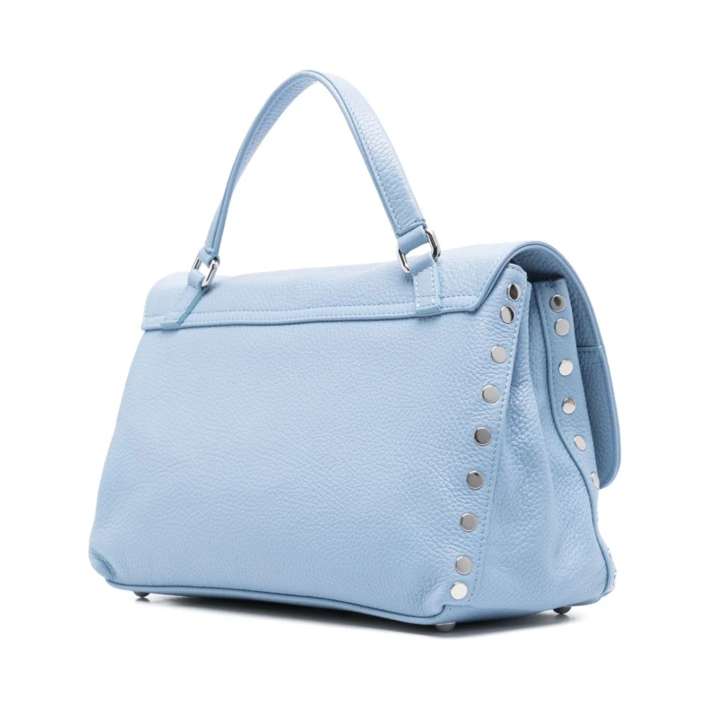 Zanellato Heldere Blauwe Foldover Top Tas Blue Dames