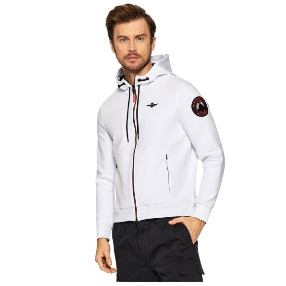 Felpa con Cappuccio e Zip Regolabile Aeronautica Militare