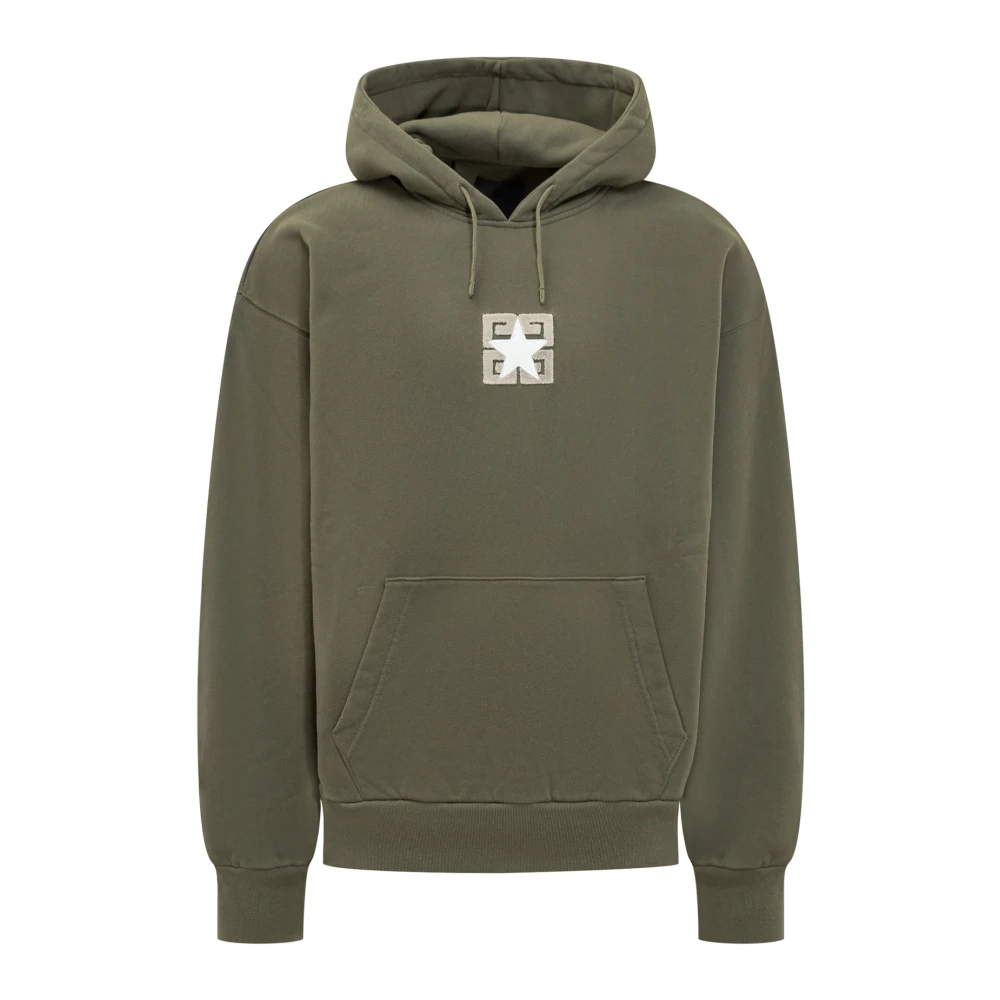 Givenchy Boxy Fit Hoodie Green Heren