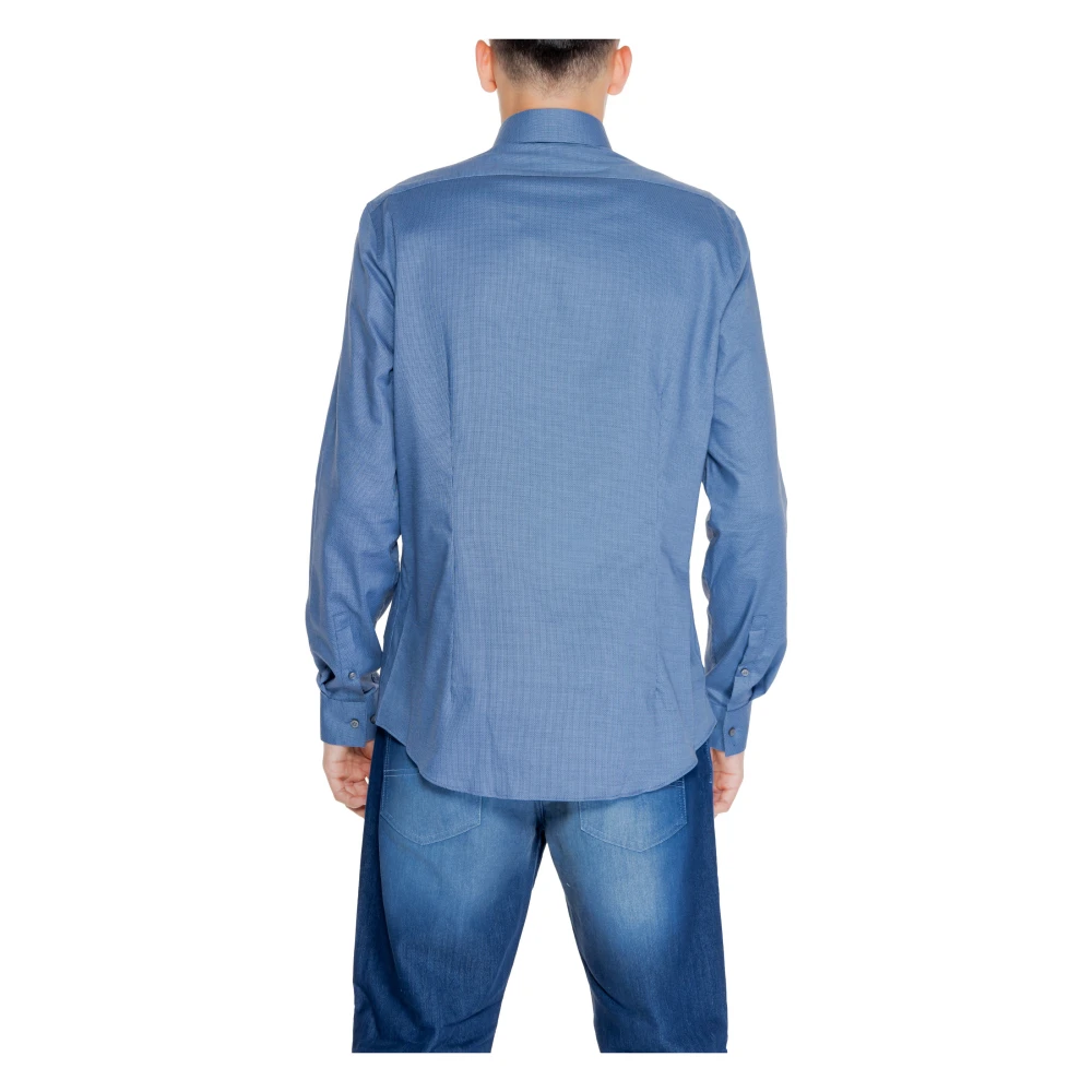 Calvin Klein Blauw klassiek overhemd voor heren Blue Heren