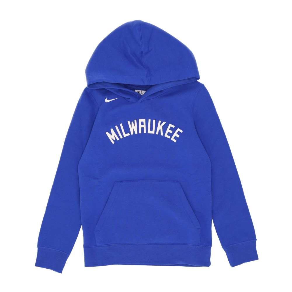 Nike Milwaukee Bucks Hoodie in Teamkleuren Blue Heren