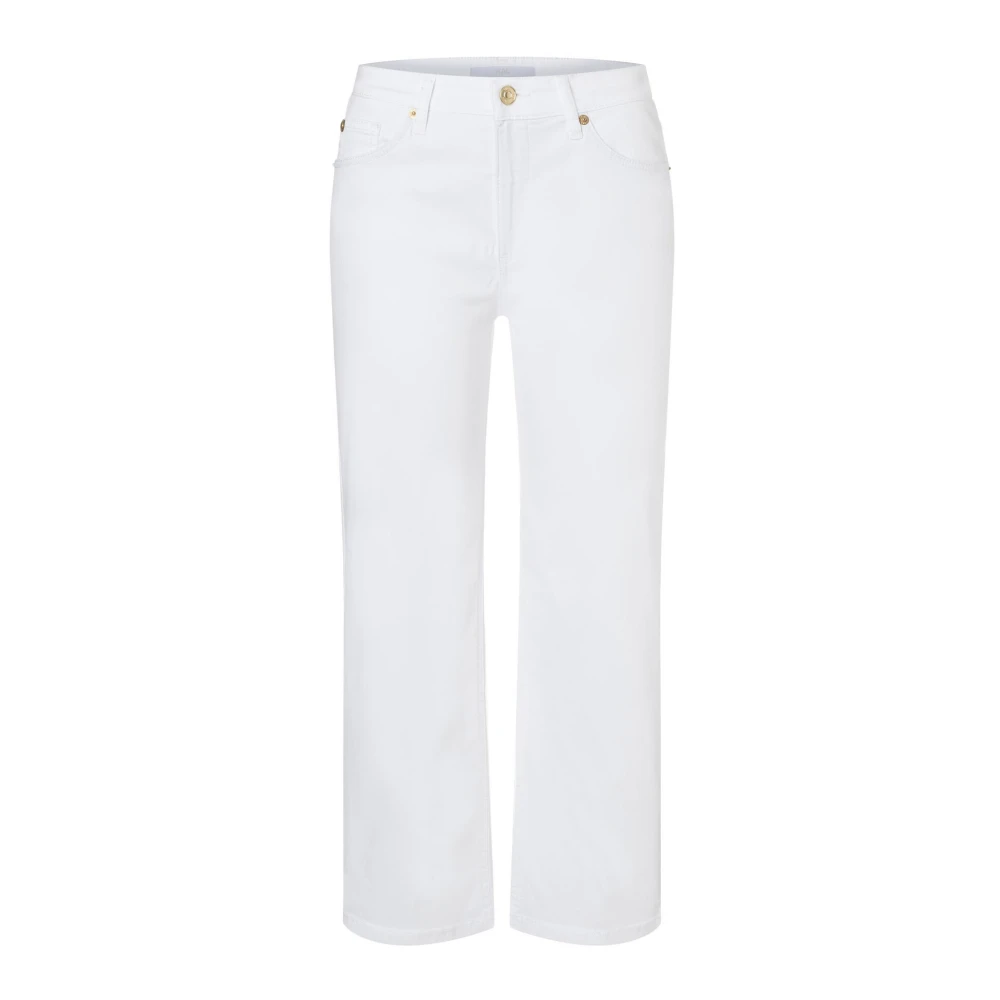 MAC Straight Jeans White Dames