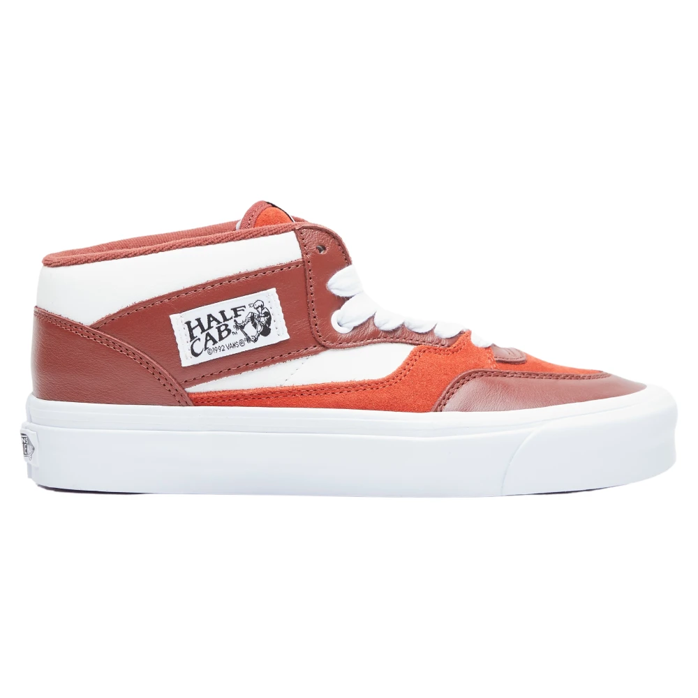 Vans leer wit hot sale