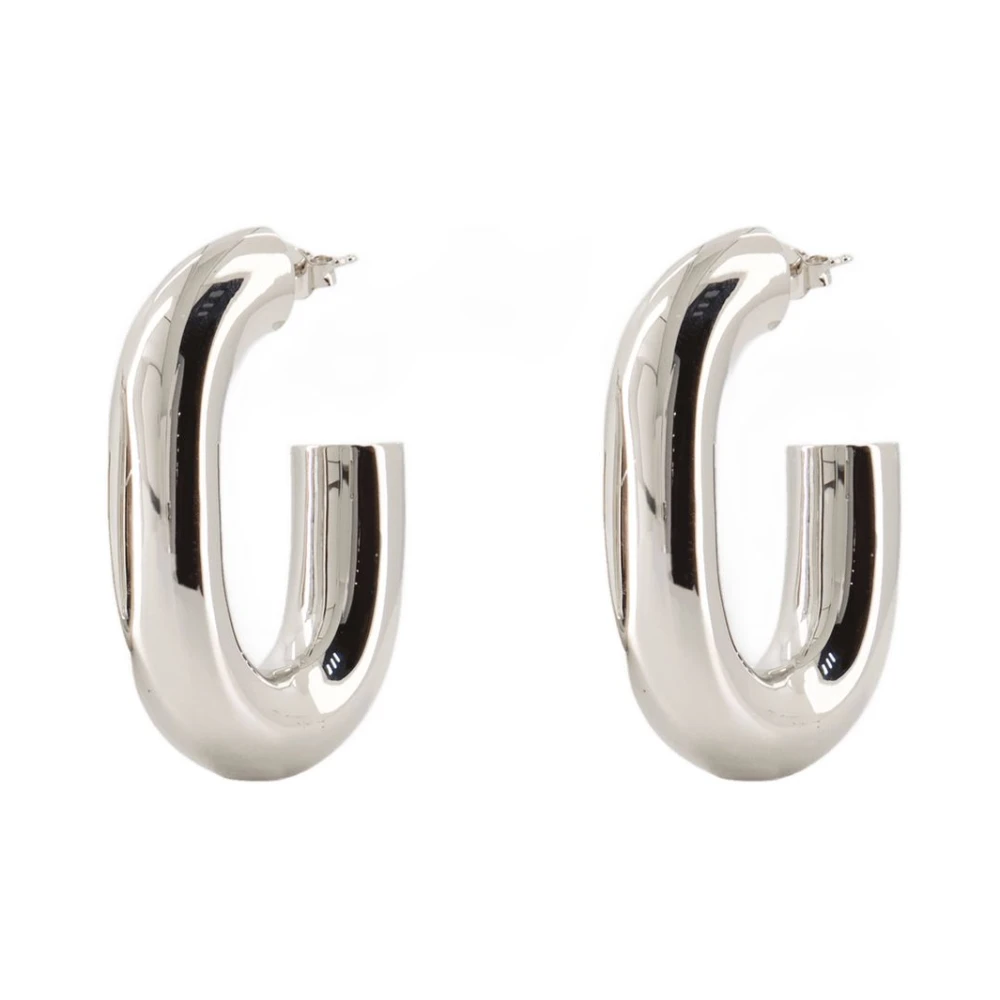 Rabanne Women's Gray Link Earrings - Earrings - One Size - Accessories