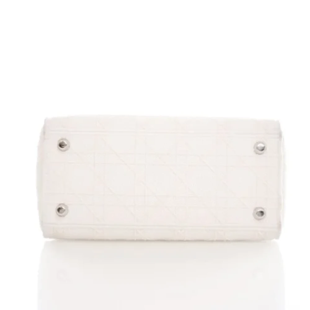 Dior Vintage Pre-owned Canvas dior-bags White Dames