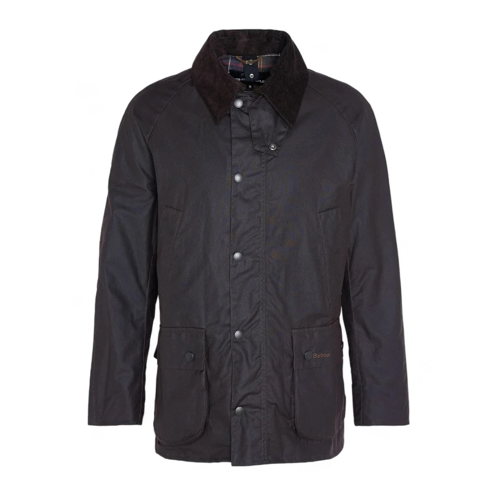 Barbour Ashby Waxed Jacket Black, Herr