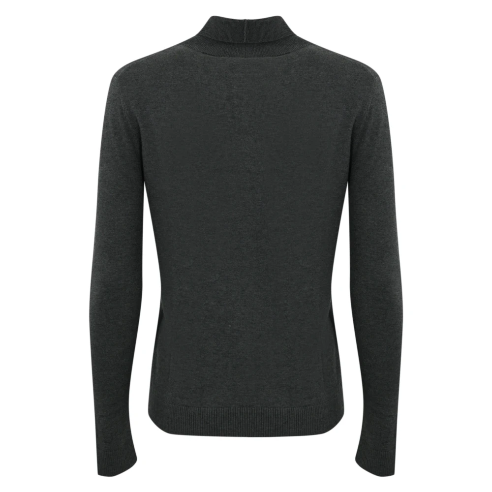 Max Mara Weekend Zijden en wollen coltrui Gray Dames