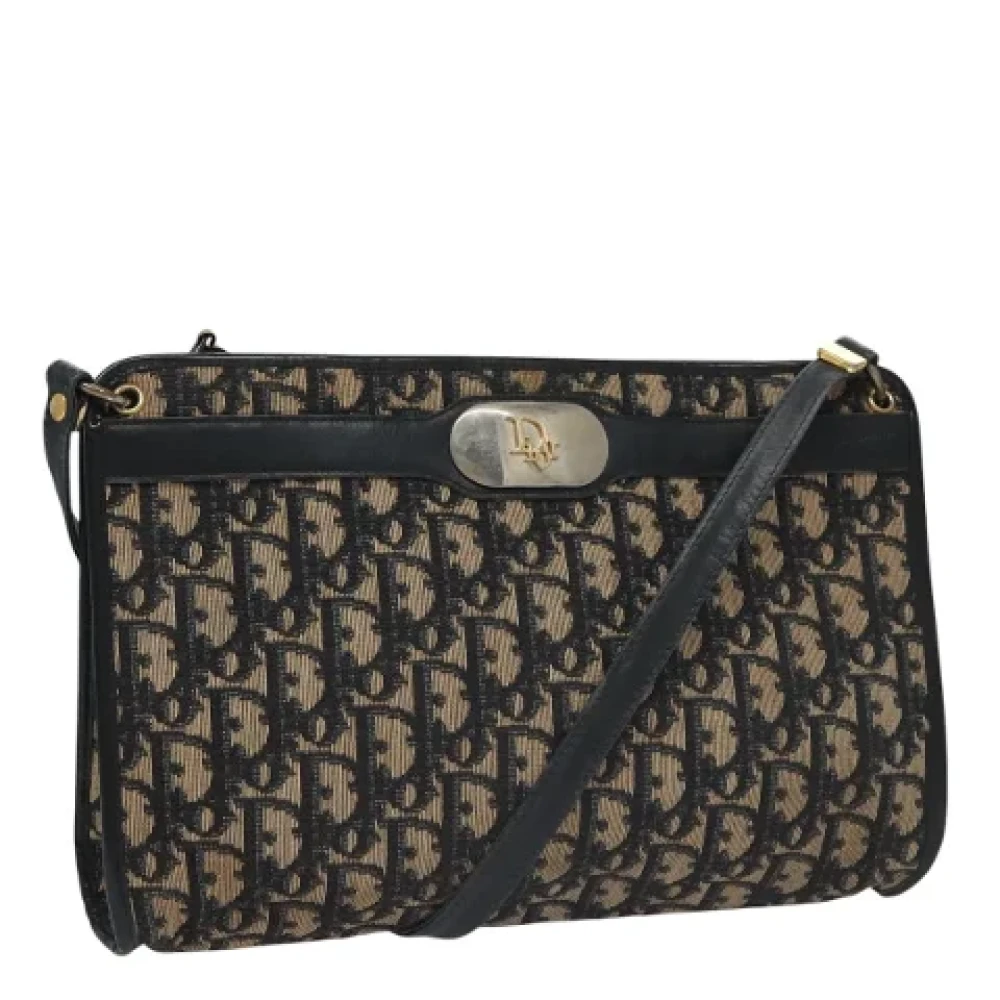 Dior Vintage Pre-owned Canvas dior-bags Blue Dames