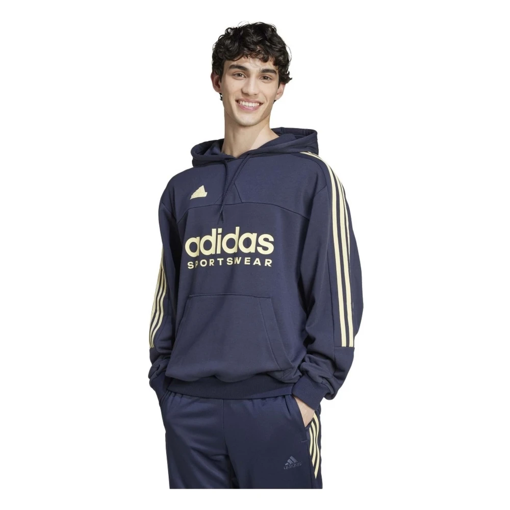 Adidas Hoodie Blue Heren