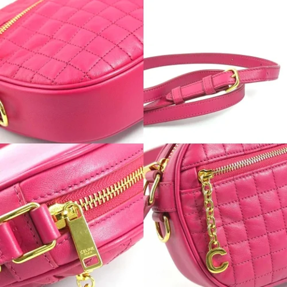 Celine Vintage Pre-owned Fabric celine-bags Pink Dames