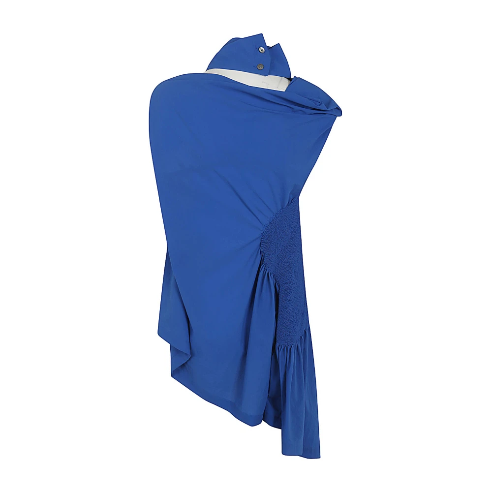Issey Miyake Blouses Blue Dames