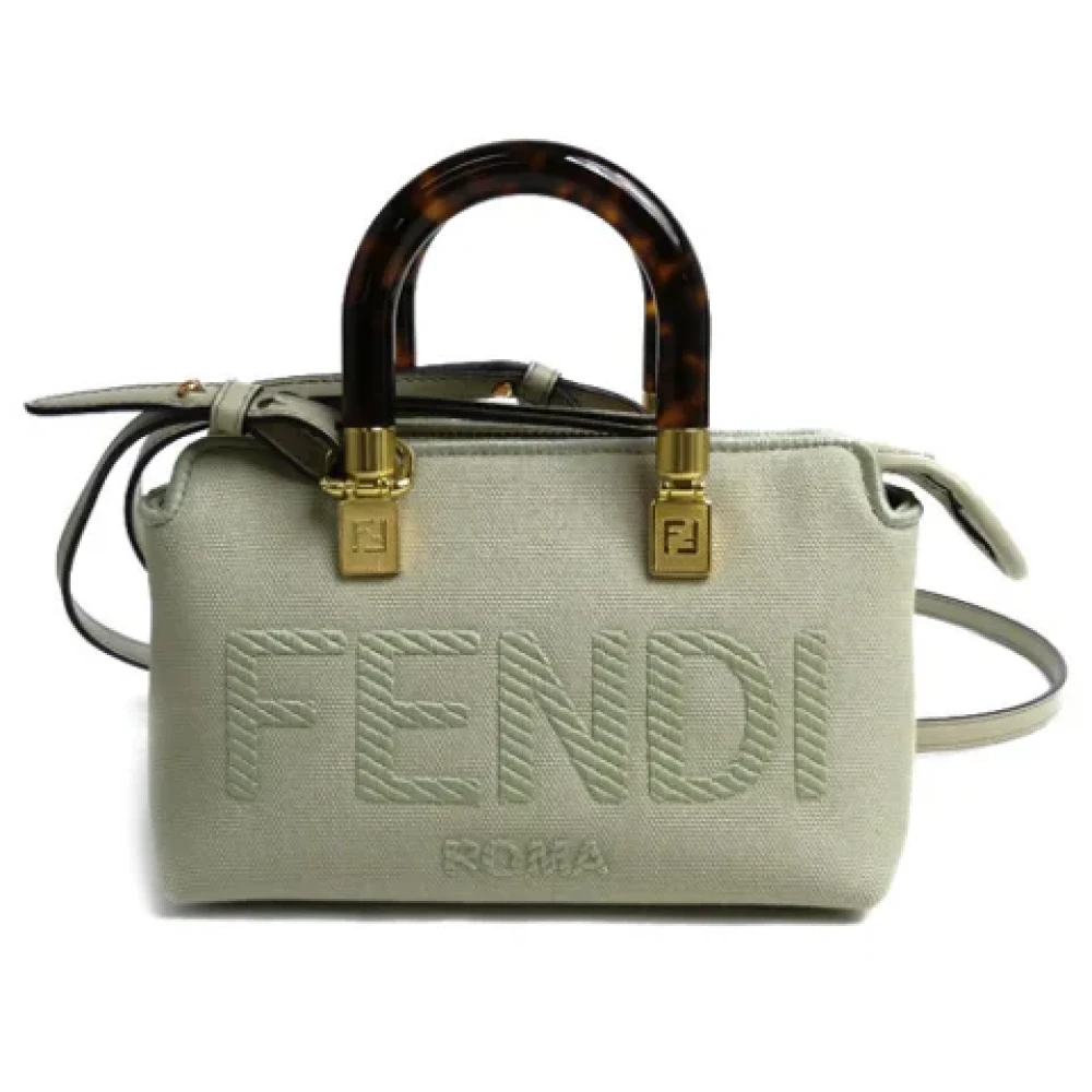 Fendi Vintage Pre-owned Fabric fendi-bags Green Dames