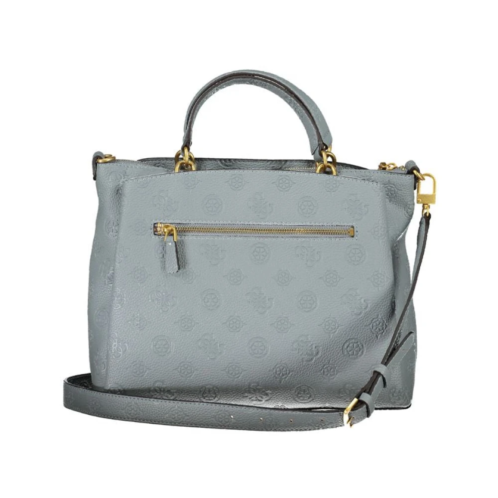 Guess Blauwe polyethyleen handtas met Izzy Peony ontwerp Blue Dames