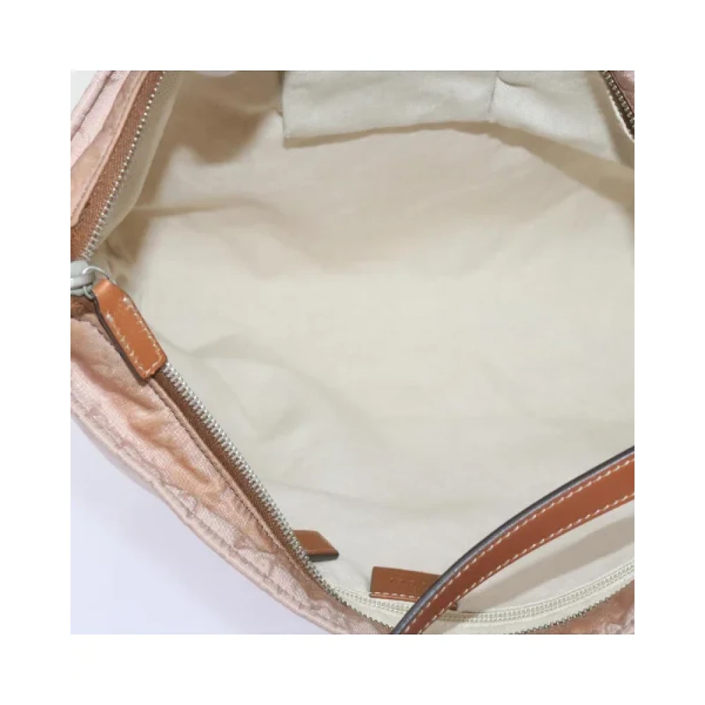 Gucci Vintage Pre-owned Canvas gucci-bags Pink Dames