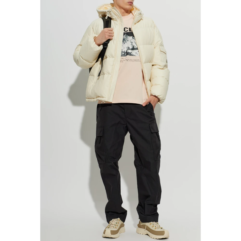 Moncler Piumino Corto Himalaya Con Cappuccio Uomo da Bianco, Taglia: 1 - Immagine 3