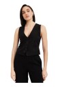 black-buttoned-vest-deep-v-neck