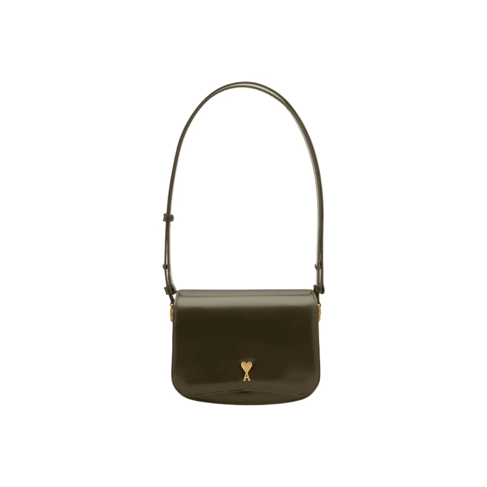 Ami Paris Donna Verde Borse, Taglia Unica, New,