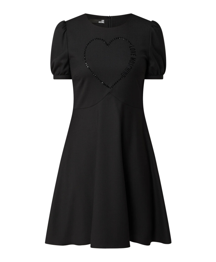 robe-noire-en-polyester-avec-application-de-strass