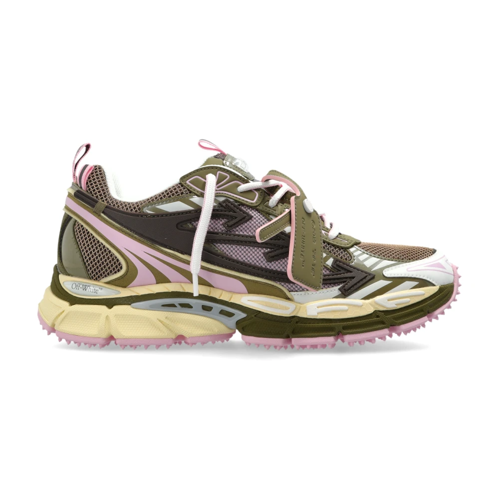 Off White Women's Green Sneakers, 4 Uk, Be Right Back Trainers