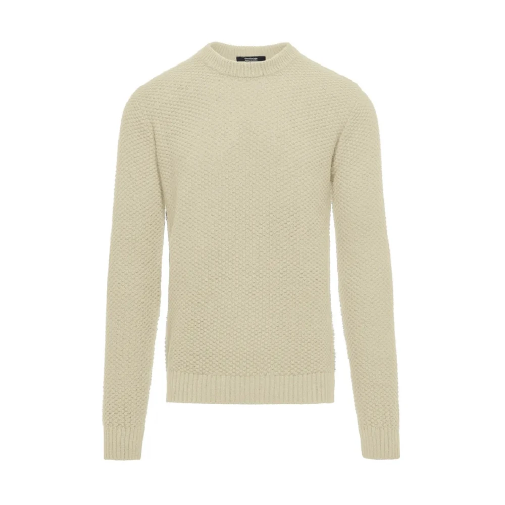 BomBoogie Heren Gebreide Trui Beige Heren