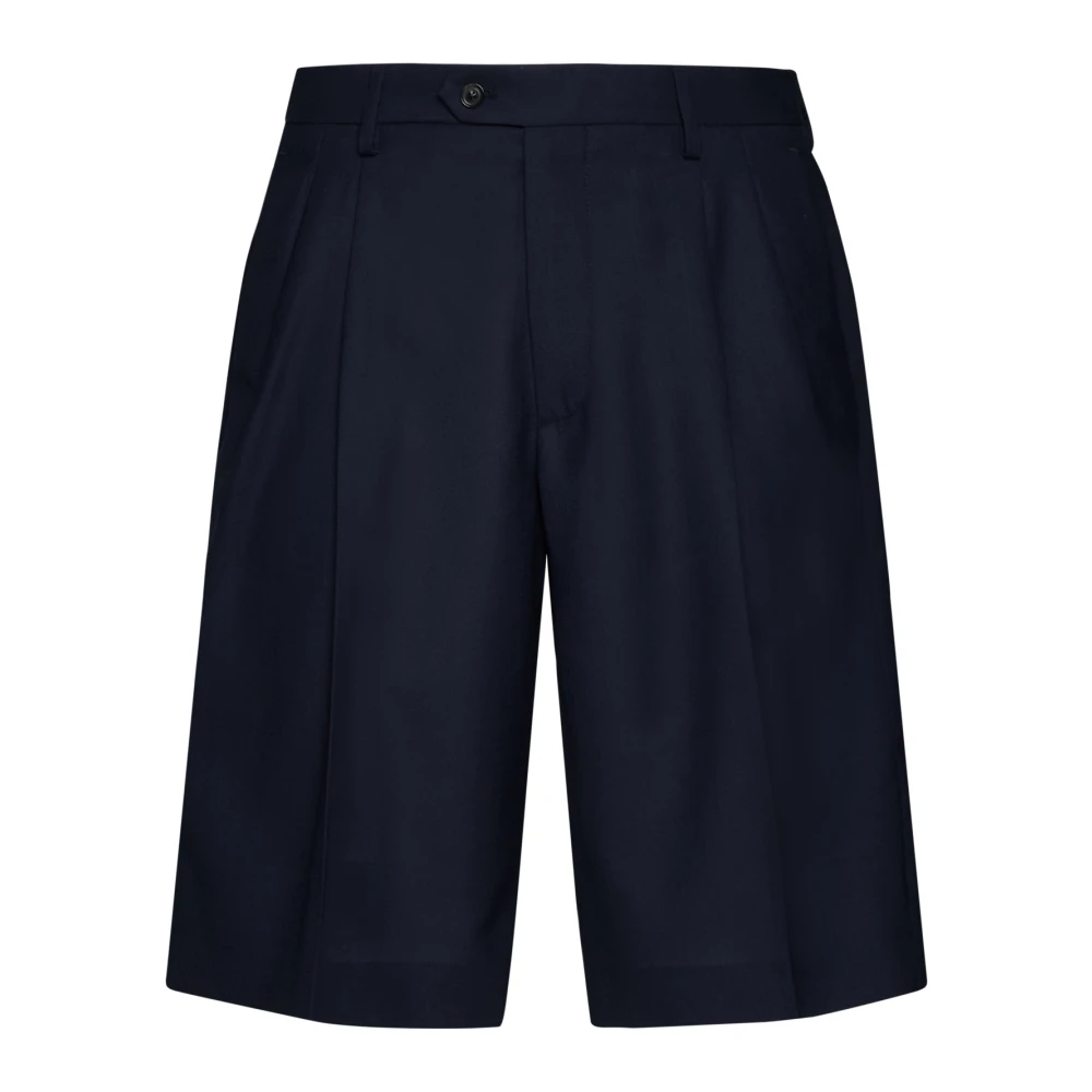 Lardini Blauwe Shorts voor Mannen Blue Heren