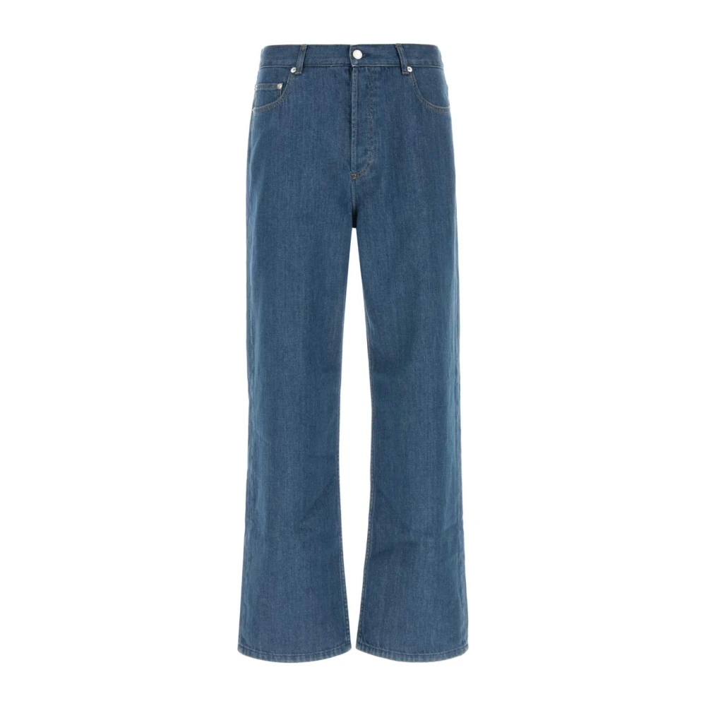 A.p.c. Men's Blue Wide Jeans, W31, Jean Aaron
