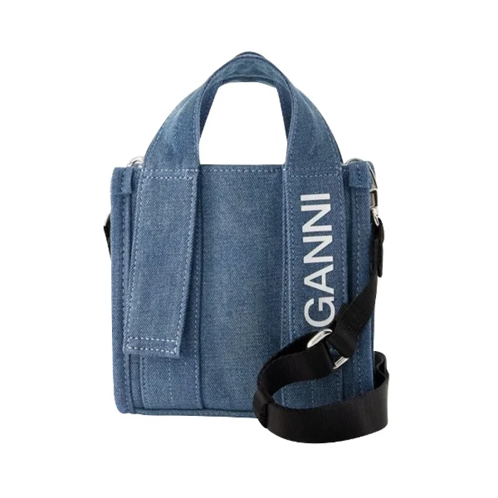 Ganni Plastic handbags Blue Dames