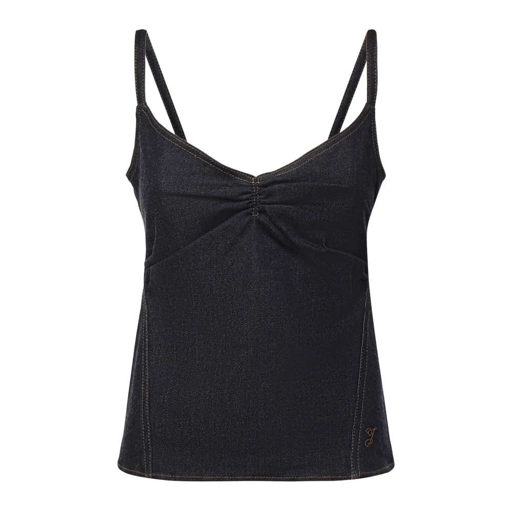Jacquemus Donna Blu Top, Xs, New,