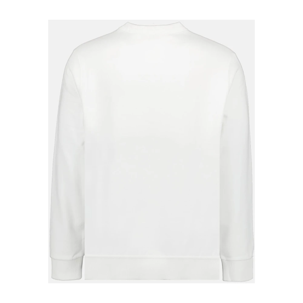 Burberry Logo Sweatshirt Ronde Hals Lange Mouw White Heren