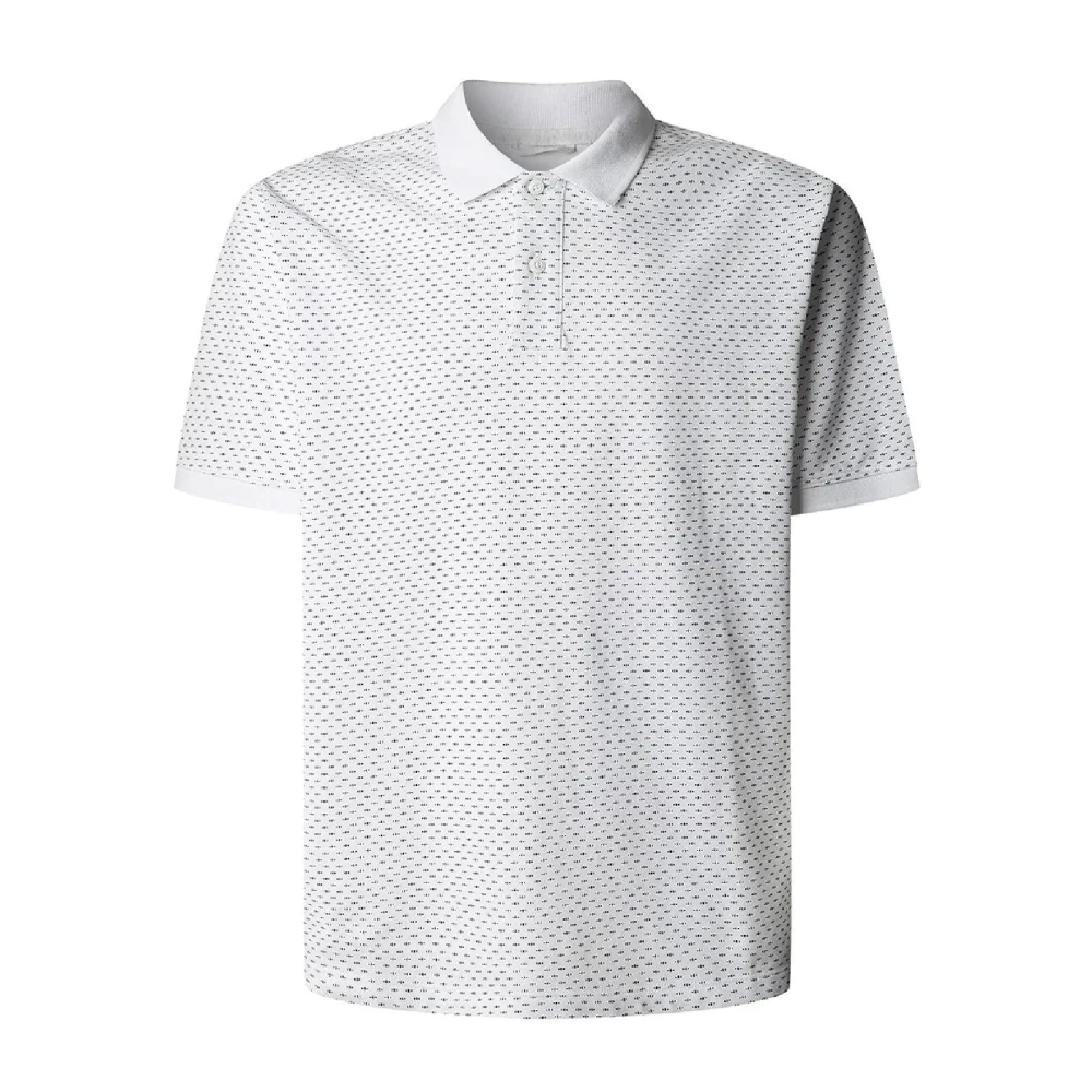 Pepe Jeans Men's White Polo Shirts, Xl, Oscar Polo