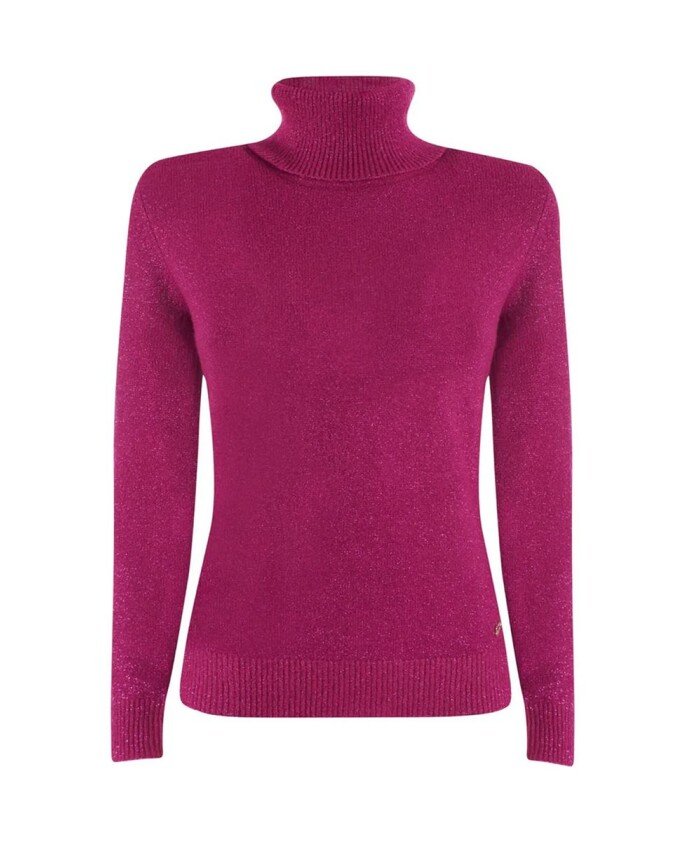 pull-fuchsia-en-viscose-a-col-roule