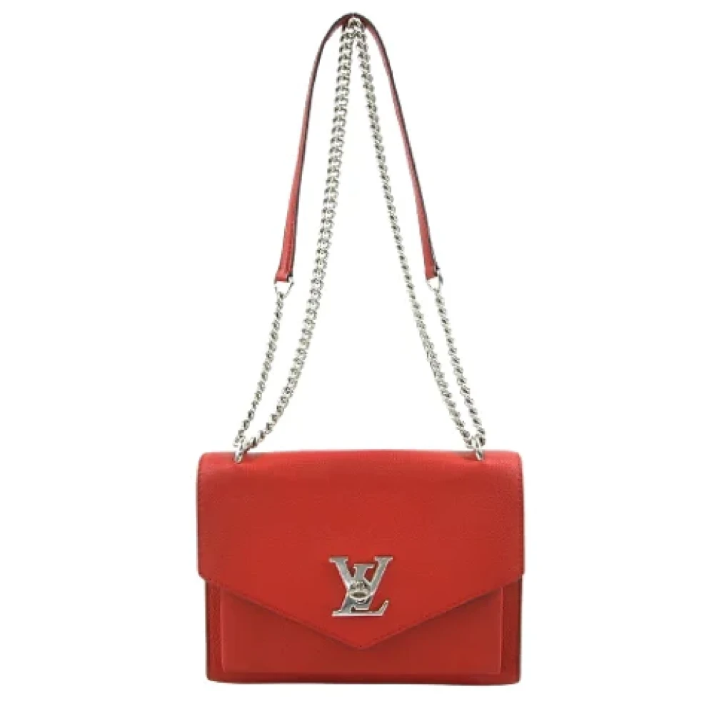 Louis Vuitton Vintage Pre-owned Leather louis-vuitton-bags Red Dames