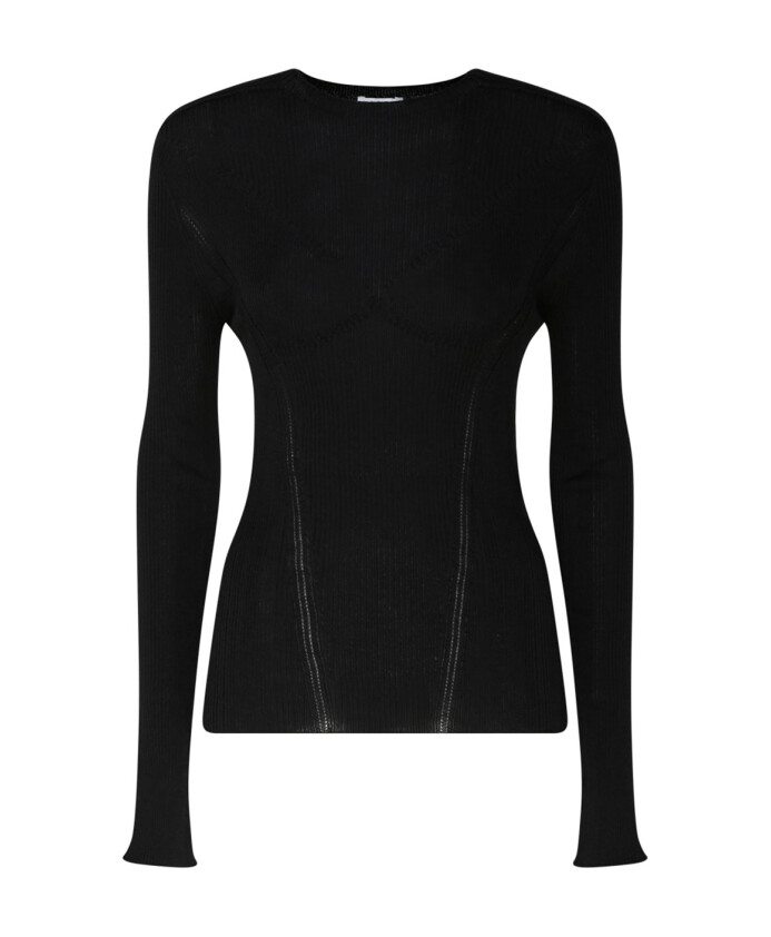 sort-cashmere-ribstrikket-top