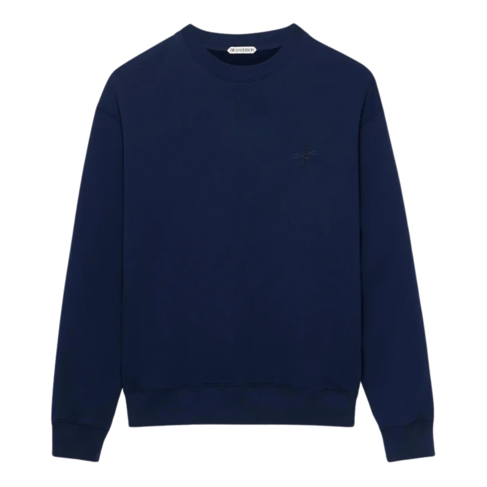 Jw Anderson Ribbon Anchor Sweatshirt - Male - Sweatshirts - Blue - L - Sweatshirts & Hoodies