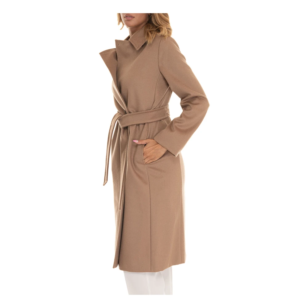 Max Mara Studio Stijlvolle Winterjas voor Vrouwen Brown Dames