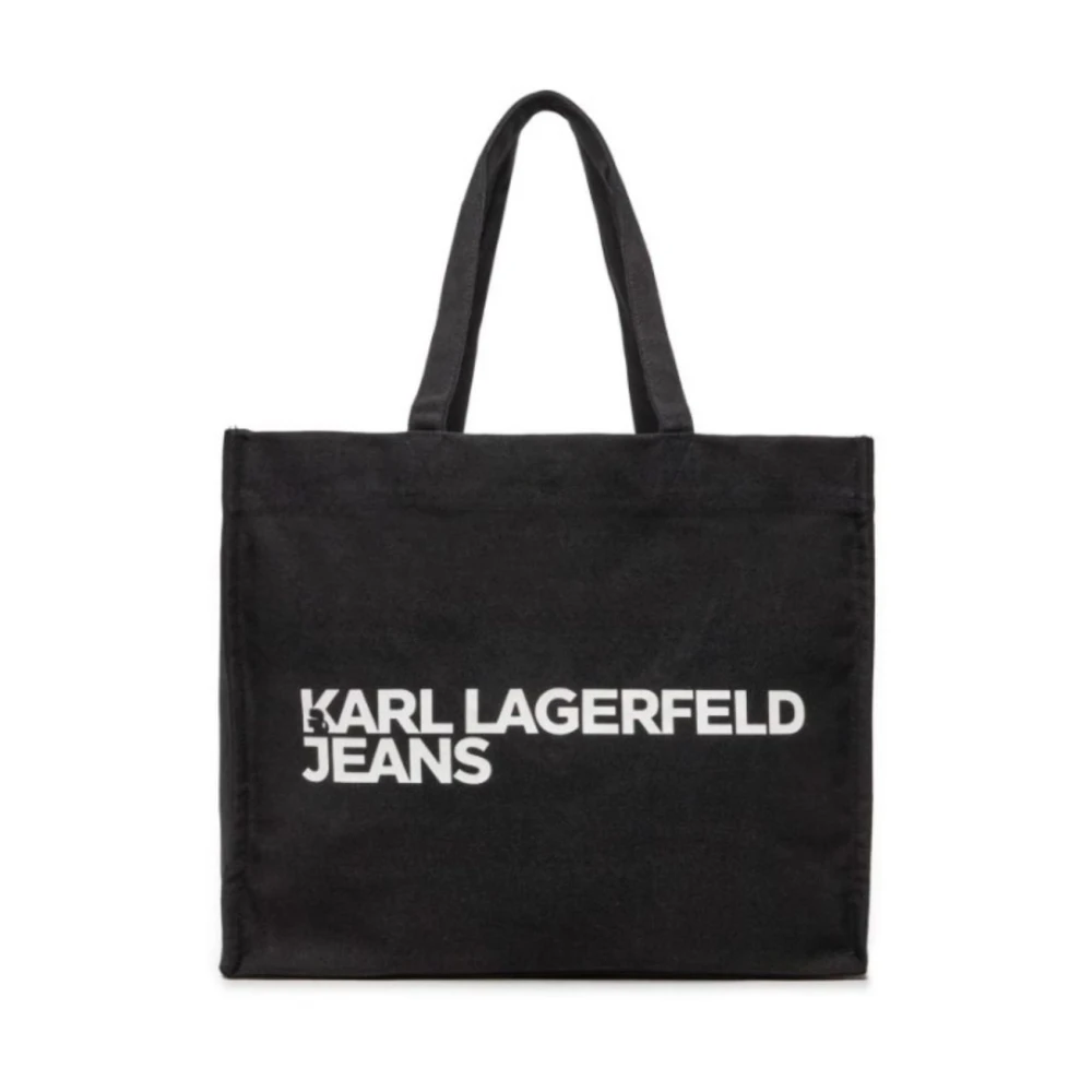 Karl Lagerfeld EW Logo Shopper Tas Black Dames