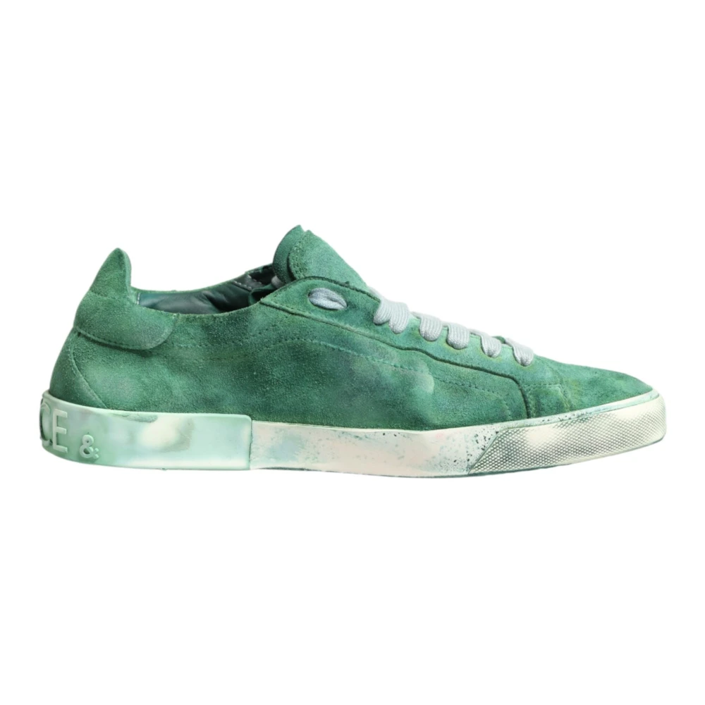 Dolce & Gabbana Uomo Verde - Low Top Sneakers - Shoes - 44 Eu