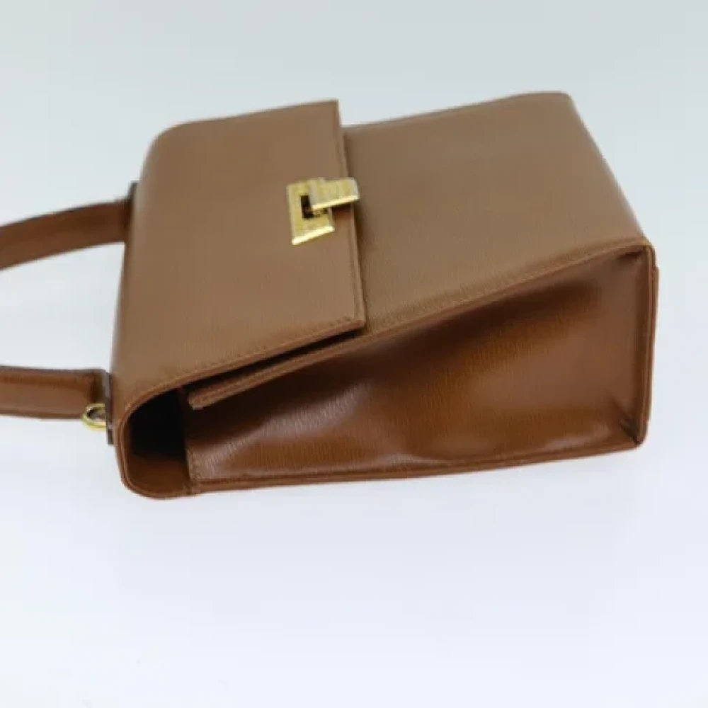 Dior Vintage Pre-owned Leather dior-bags Brown Dames