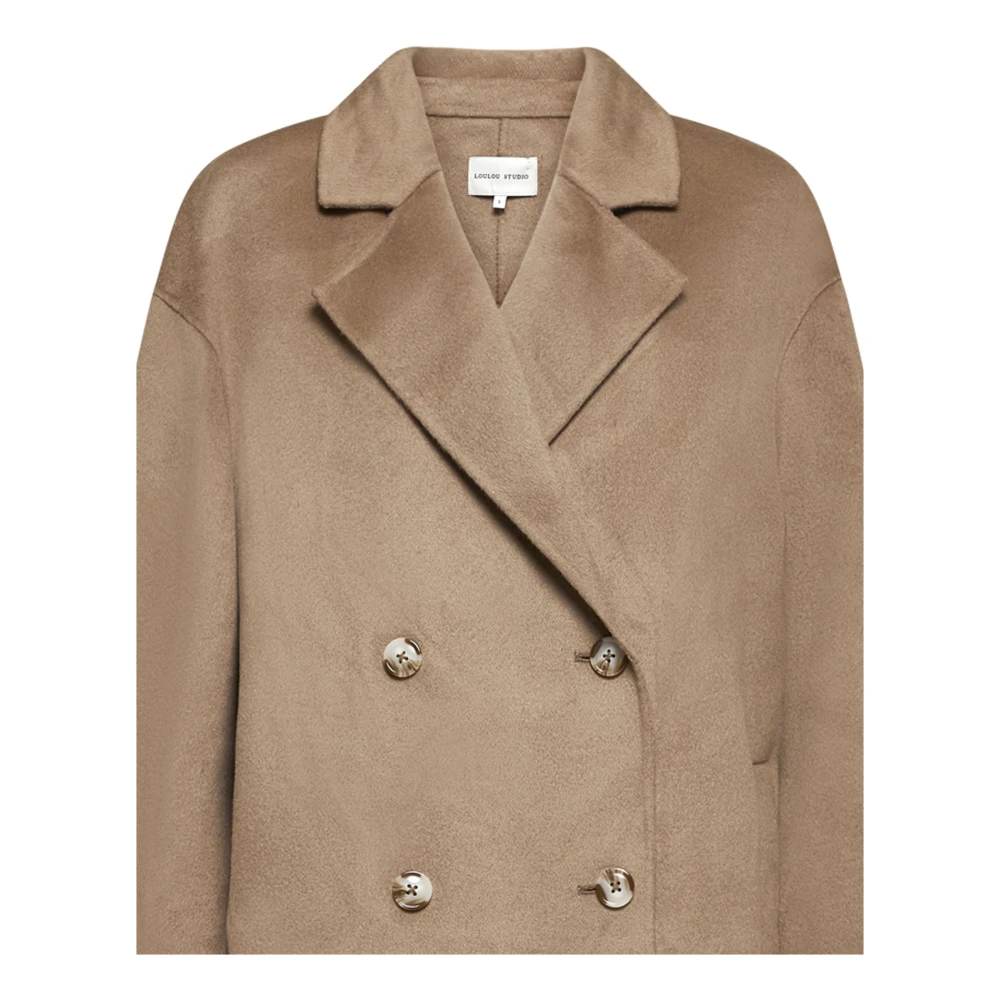 Loulou Studio Beige Jassen voor Vrouwen Beige Dames